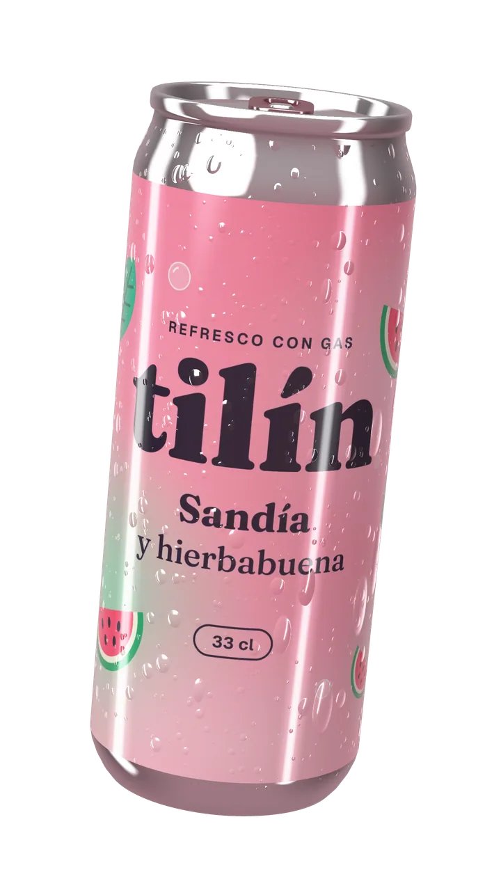 Lata de Tilín de sandía y hierbabuena